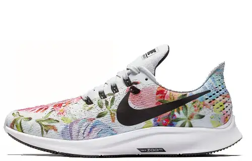 Nike Pegasus 35 simple and comfortable fabric non-slip and wear-resistant low-top casual running shoes women's white