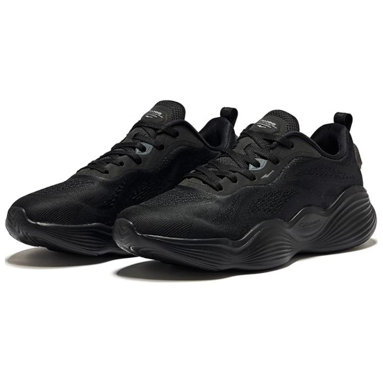 Erke Slip Resistant, Abrasion Resistant, Breathable Low top Running Shoes Men’s Black