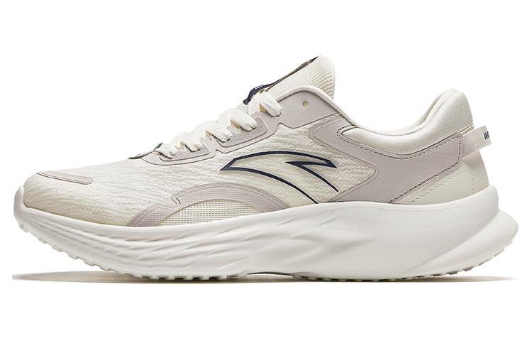 Anta Comfortable Slip Resistant, Abrasion Resistant, Breathable Low top Running Shoes Men’s Beige