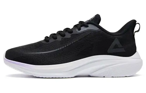 PEAK Slip Resistant, Abrasion Resistant, Breathable Low top Running Shoes Women's Black White