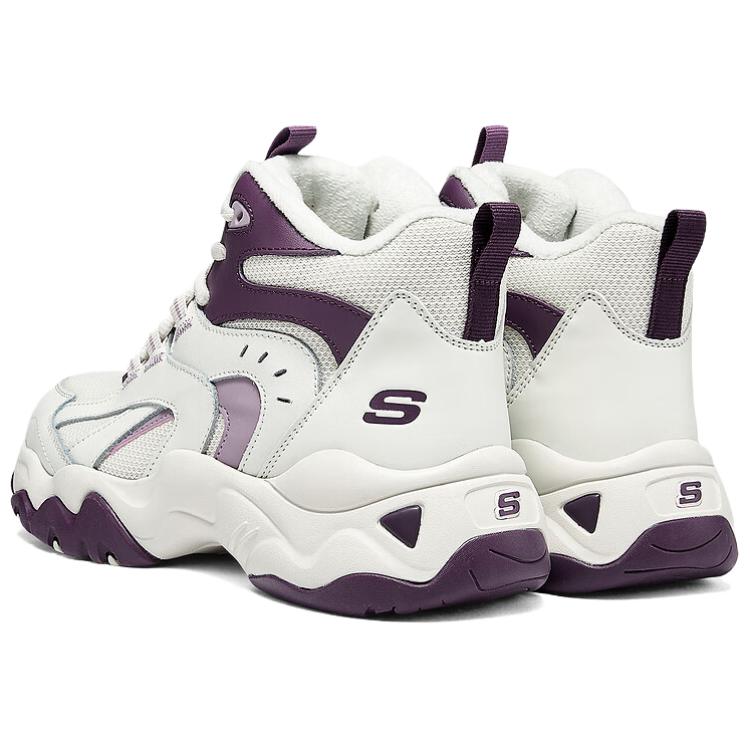 Skechers DLITES Mid top Running Shoes Women’s White Purple