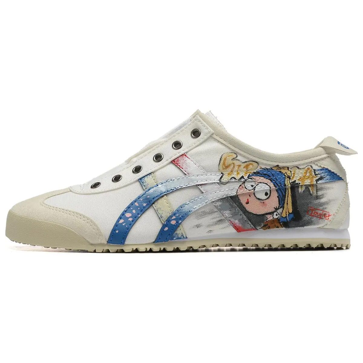 Onitsuka Tiger MEXICO 66 Cute Masterpiece Slip on Slip Resistant, Abrasion Resistant, Lightweight