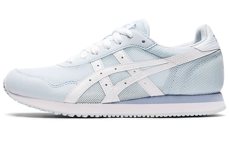 Asics Tiger Runner Fabric Comfortable Low top Running Shoes Women's Blue