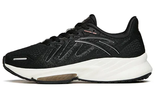 Anta Rocket 3.0 Cushioning Breathable Lightweight Low top Running Shoes Women's Black Gray