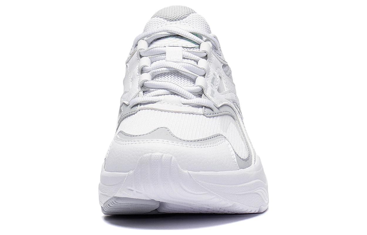 Li Ning Comfortable Textile, Synthetic Leather Cushioning Slip Resistant Abrasion Resistant Low top Running Shoes