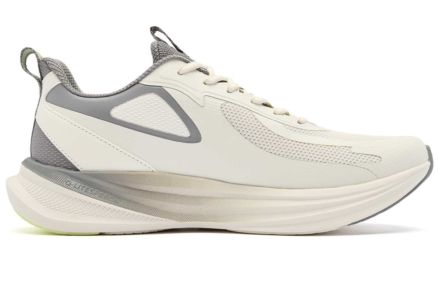 QIAODAN Running Shoes Men’s Low Top Crescent/Coal Gray