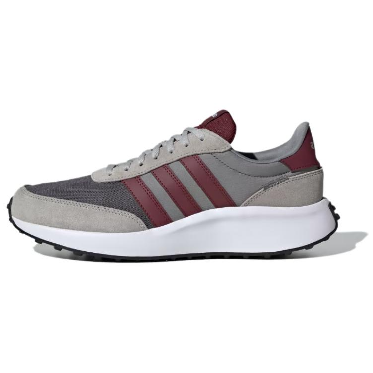 Adidas Run 70S Slip Resistant Abrasion Resistant Low top Casual Running Shoes Men's Gray