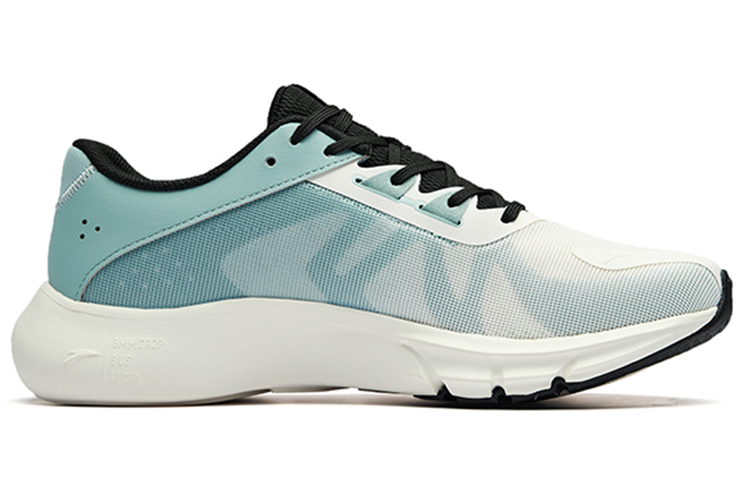 Anta Comfortable Textile, Leather Cushioning Slip Resistant Abrasion Resistant Breathable Lightweight Low top