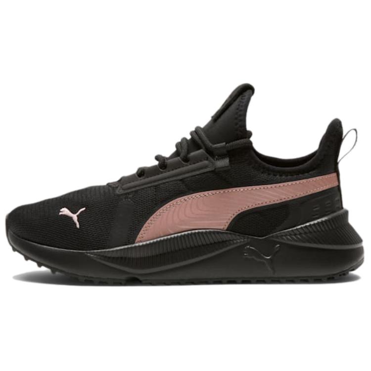 PUMA Pacer Future Slip Resistant Slip Resistant Low top Casual Running Shoes Unisex Black Gold