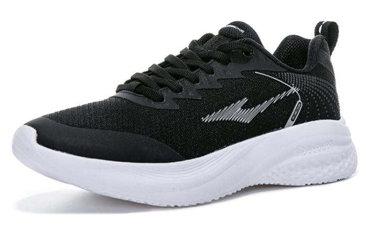 Erke Comfortable Cushioning Lightweight Cushioning Lightweight Low top Running Shoes Women’s Black White
