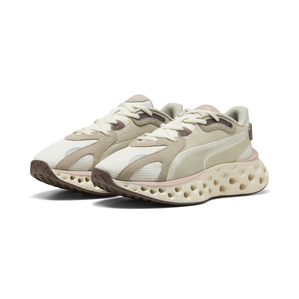 PUMA Wear resistant And Lightweight Low top Running Shoes Women’s Beige