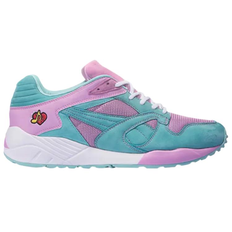 Begins x PUMA Trinomic XS 850 Support Running Shoes Unisex Purple Green White