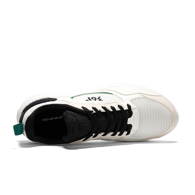 361° Cushioning Breathable Lightweight Low top Running Shoes Men’s White Black