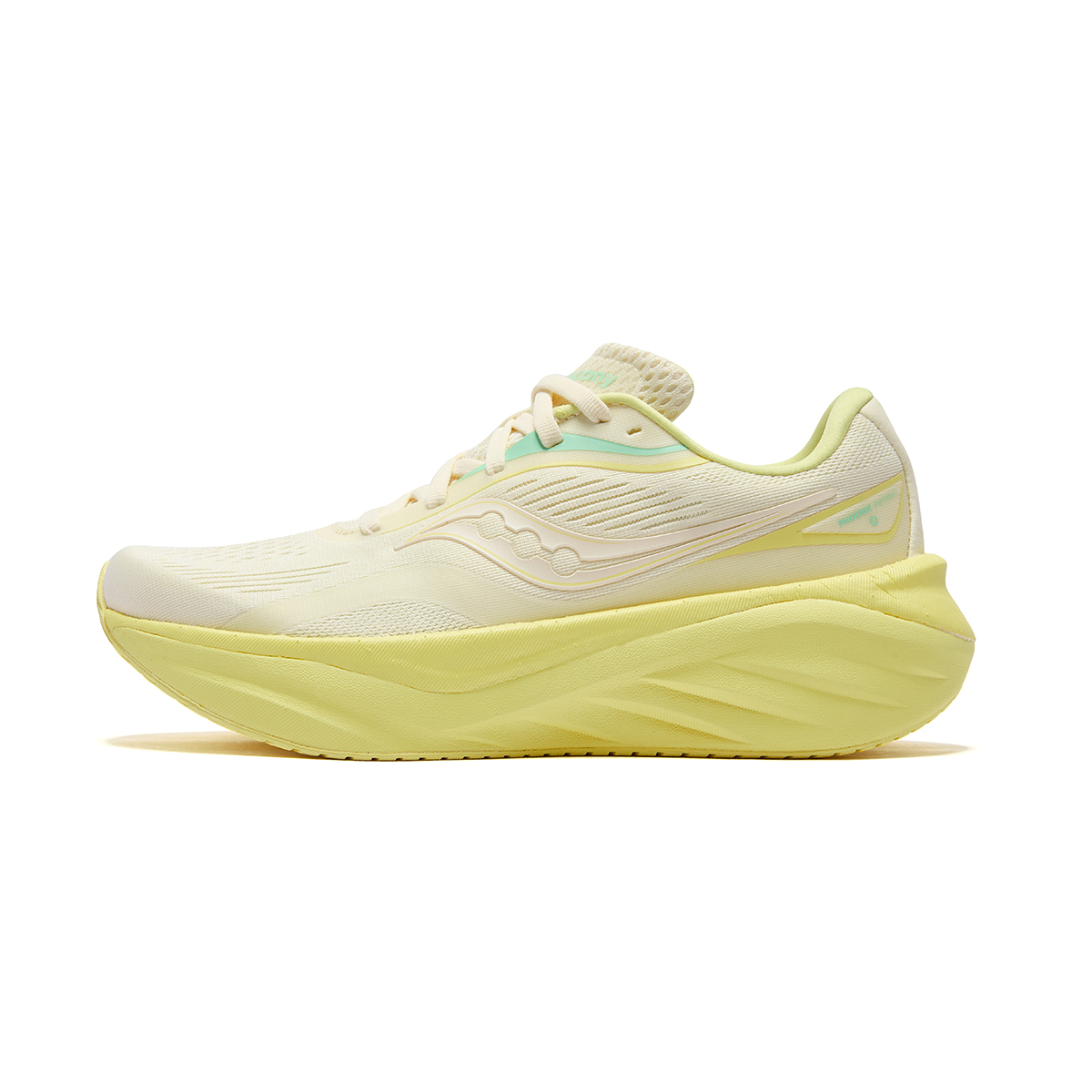 Saucony PHOENIX INFERNO Firebird 4 Fabric Low top City Commuting Running Shoes Women’s Beige Yellow