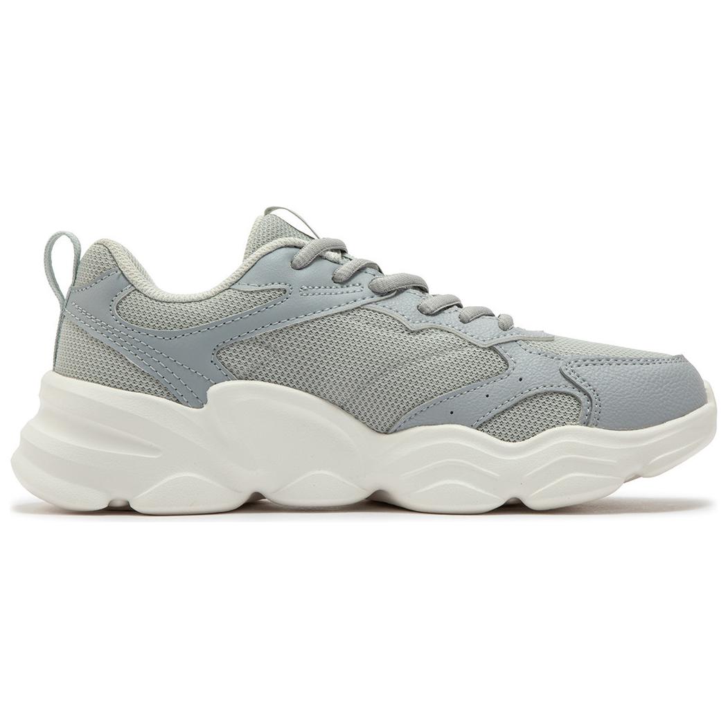 361° Mesh, Synthetic Leather Cushioning, Wear Resistant Low top Running Shoes Women's Gray