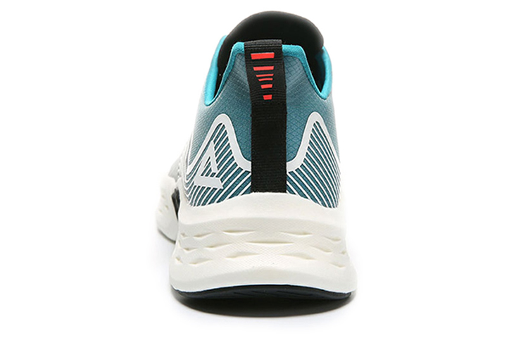 PEAK Cushioning Slip Resistant Abrasion Resistant Low top Running Shoes Men’s White Gray Blue