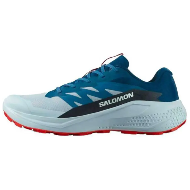SALOMON ALPHAGLIDE Comfortable Running Shoes Women's Blue Red