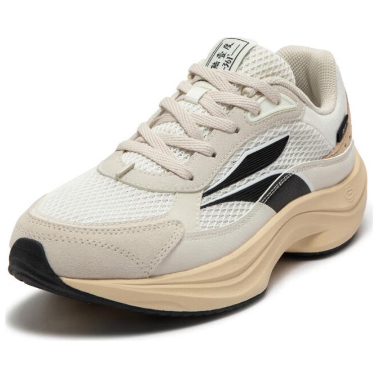 361° Classic Vintage Slip Resistant Abrasion Resistant Low top Casual Running Shoes Women’s White Beige Black