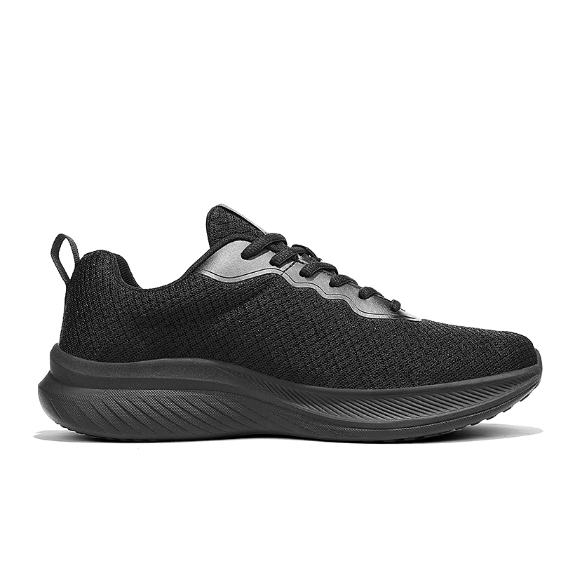 K bird Comfortable Cushioning Breathable Low top Casual Running Shoes Men’s Black