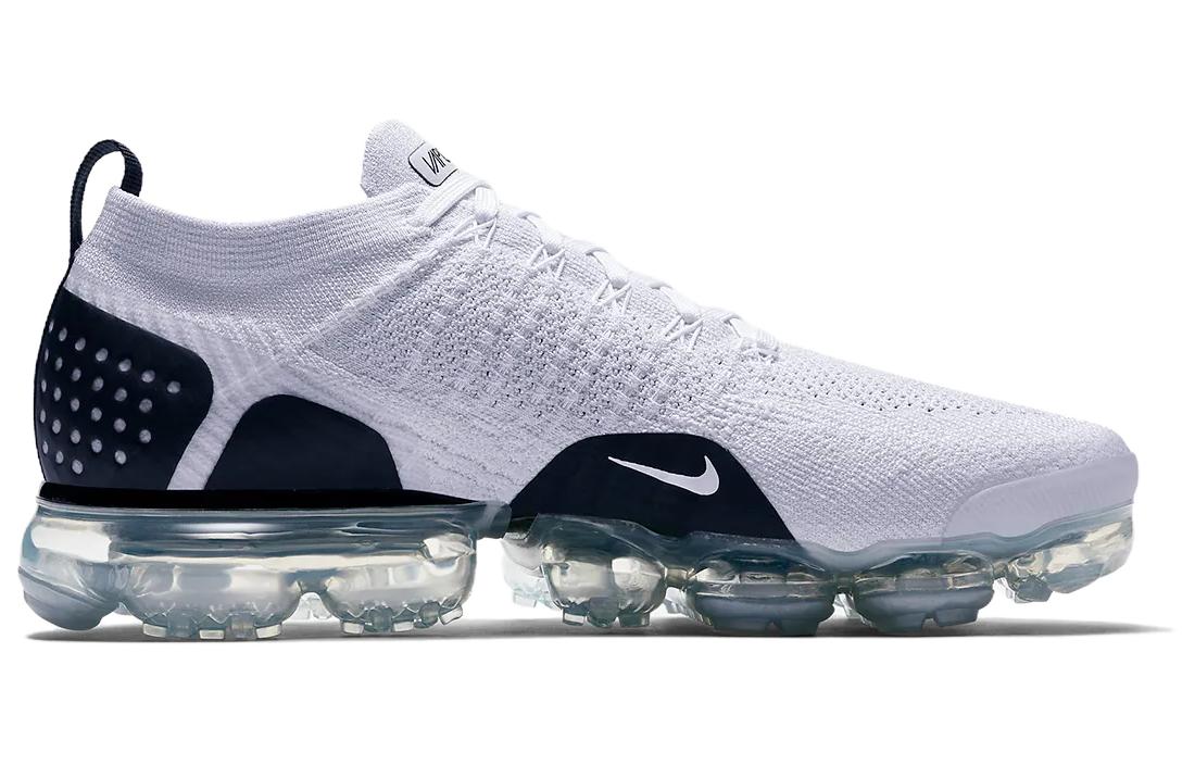 Мужские кроссовки Nike VaporMax Flyknit 2 Air VaporMax (черный / белый) — Чёрный / белый — фото 2