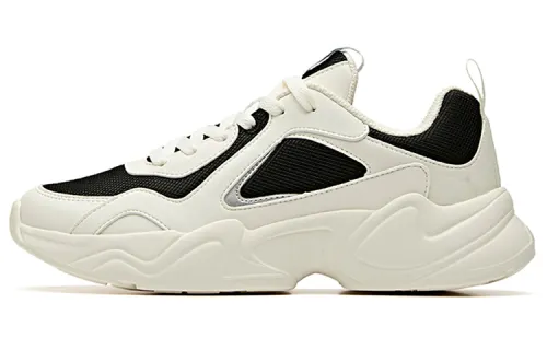 Anta Lightweight Low top Running Shoes Women's White Black