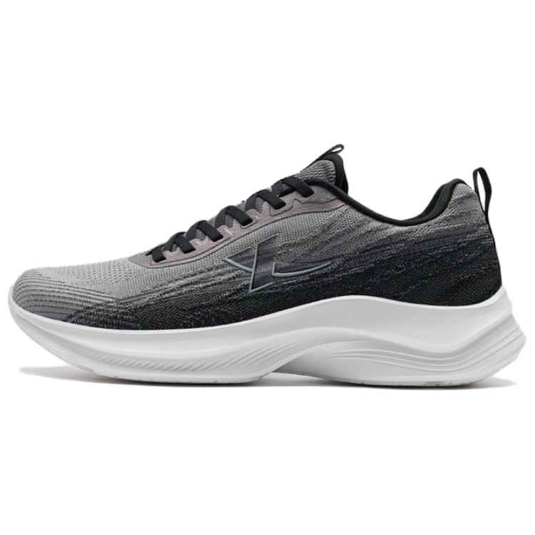 XTEP Breathable And Resilient Low top Running Shoes Men’s Gray Black