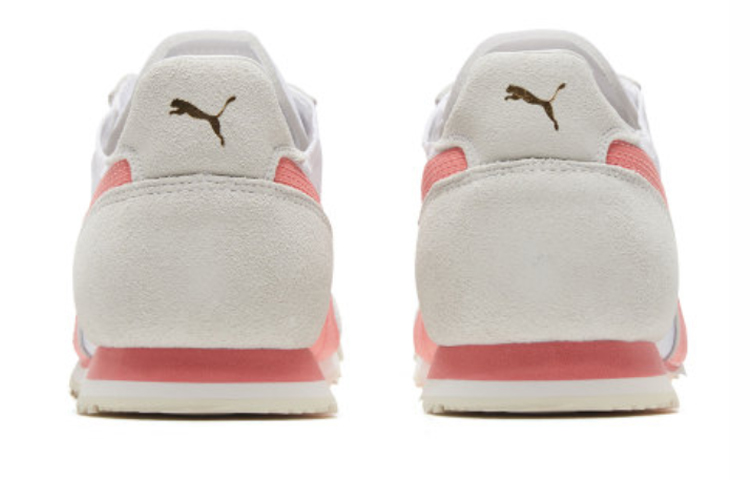 Кроссовки PUMA Roma OG (бело-розовые) — Белыйрозовый — фото 5