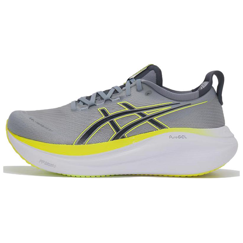 ASICS GEL NIMBUS 27 Breathable Long Distance Running Sprint Running Shoes Men’s Gray