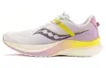 Saucony Tempus TanTu 1 Running Shoes Women's Low Top Ecru/Pink Purple
