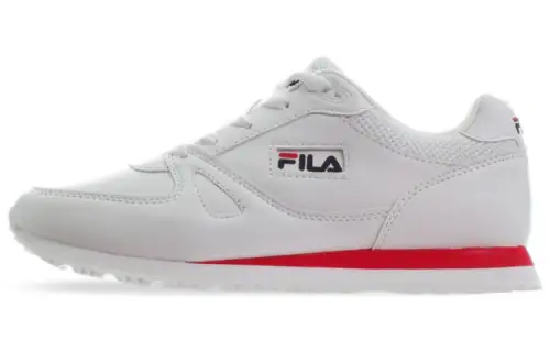 FILA Abrasion Resistant Breathable Low top Casual Running Shoes Women's White