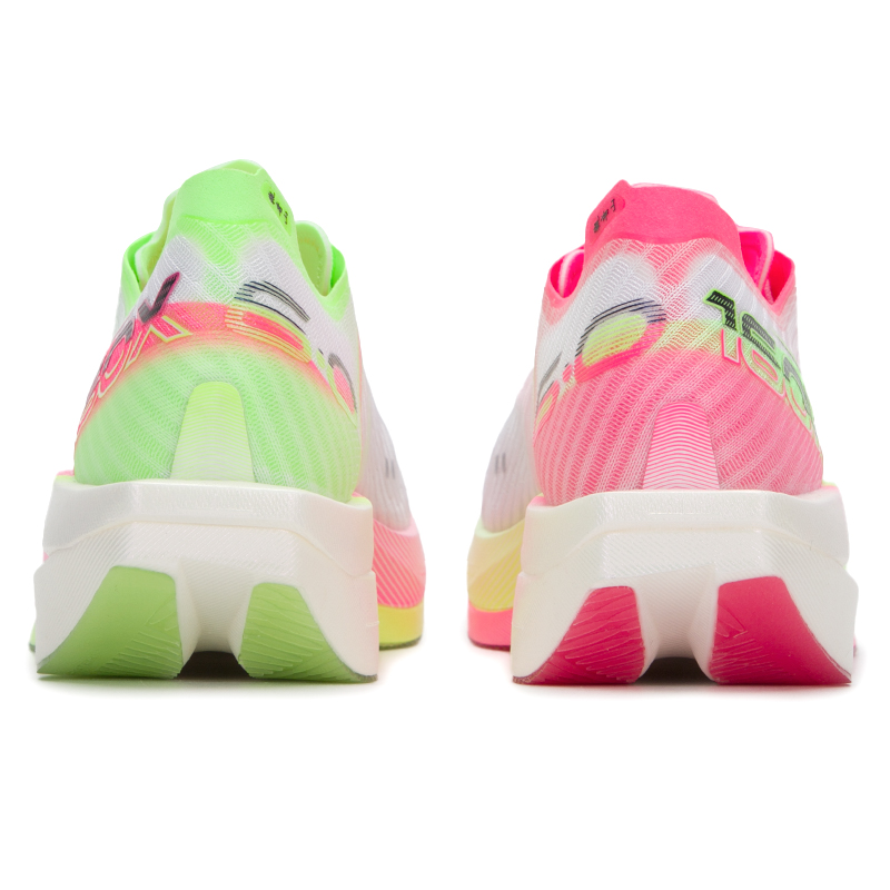 XTEP 160X 6.0 Fabric Cushioning Abrasion Resistant Breathable Low top Training Running Shoes Men’s White Pink Green