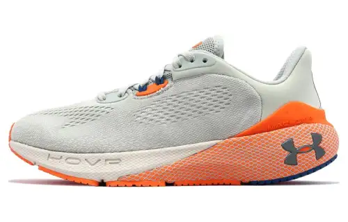 Under Armour HOVR Machina 3 Cushioning Abrasion Resistant Breathable Low top Running Shoes Men's Green Orange