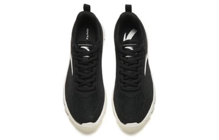 Anta Breathable Abrasion Resistant Low top Running Shoes Women’s Black White