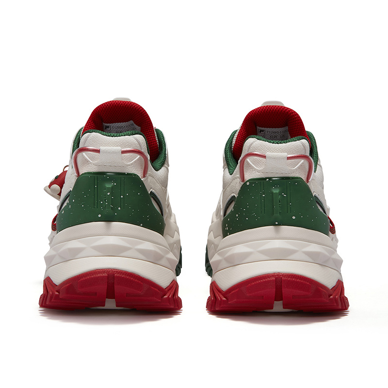 FILA FUSION Bianco Low top Casual City Commuting Running Shoes Women’s Milk White