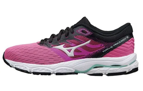 Mizuno Pro Slip Resistant, Abrasion Resistant, Breathable Low top Running Shoes Women's Black Pink