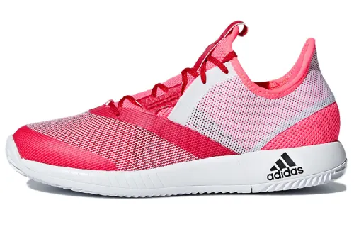 Adidas Adizero Abrasion Resistant Breathable Mid top Tennis Shoes Women's Red Pink