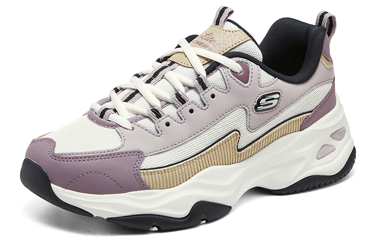 Skechers Dlites 1.0 ‘Mauve Yellow White’ Women’s