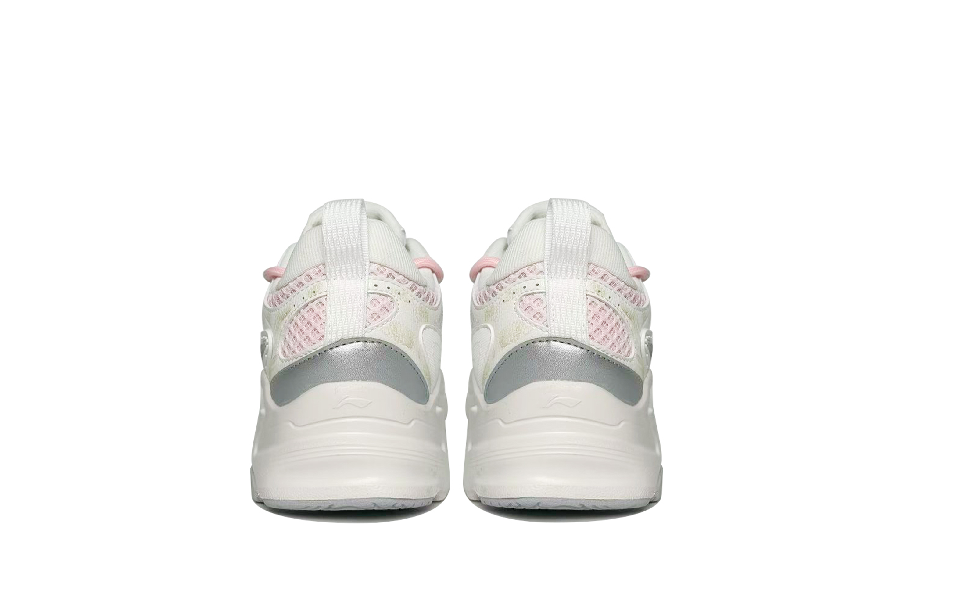 Li Ning Slip Resistant Abrasion Resistant Low top Casual Running Shoes Women’s Rose Pink
