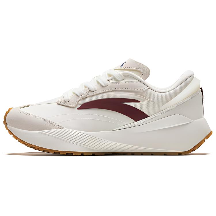 Anta Rock Candy Cushioning Abrasion Resistant Cushioning, Wear Resistant Casual Shoes Men's White Red