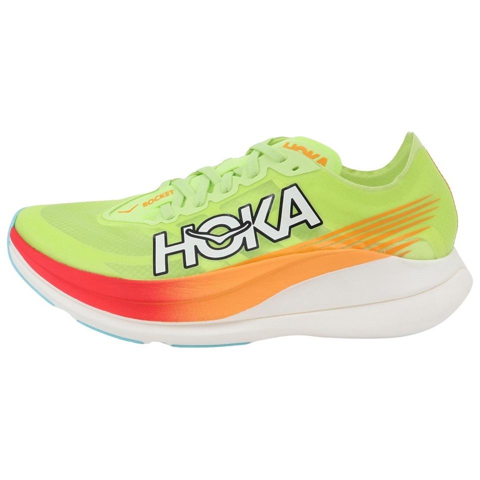 Кроссовки HOKA HOKA ONE ONE ROCKET X 2 (зелено-красные)