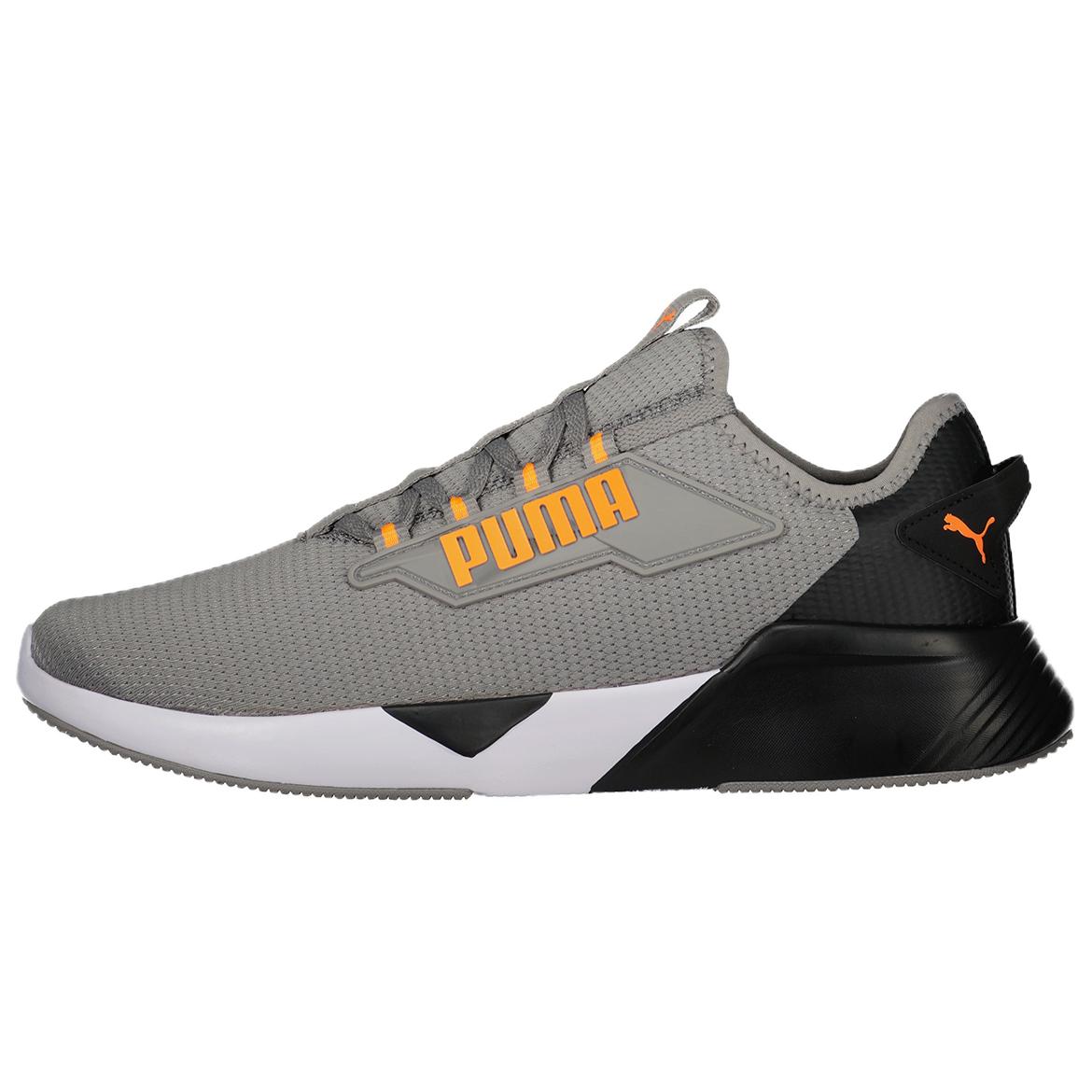PUMA Retaliate 2 Slip Resistant Abrasion Resistant Low top Casual Running Shoes Men's Gray Black