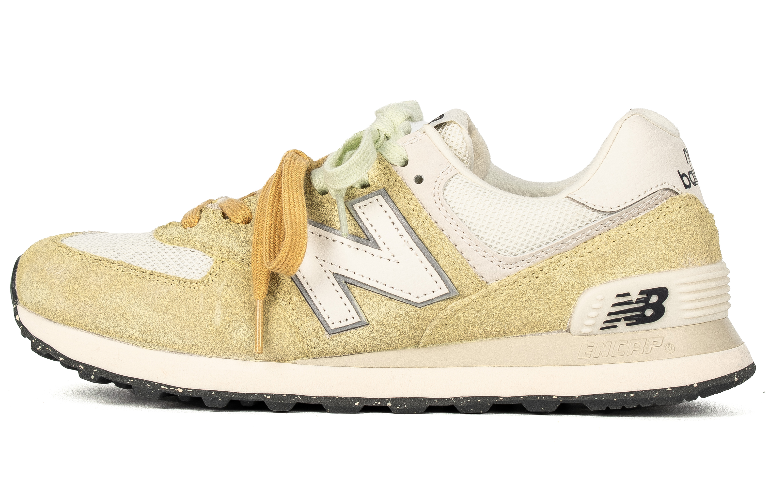New Balance NB 574 Low top Running Shoes Unisex Lemon