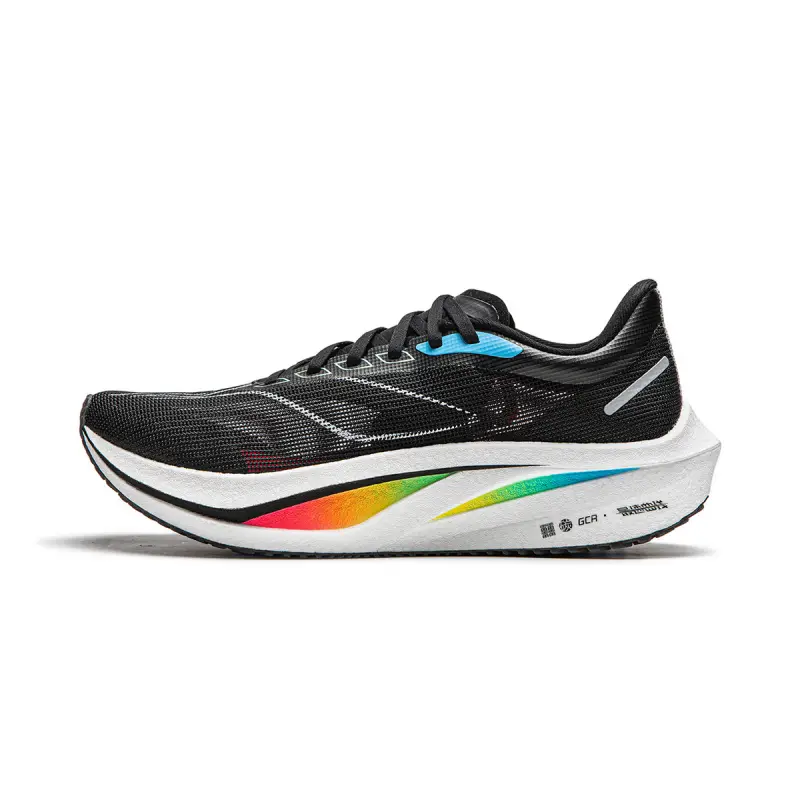 Li Ning Feidian 4 Challenger Slip Resistant Abrasion Resistant Low top Running Shoes Men's Black
