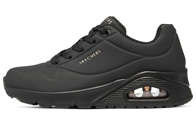 Женские кроссовки Skechers Uno Stand (черные)