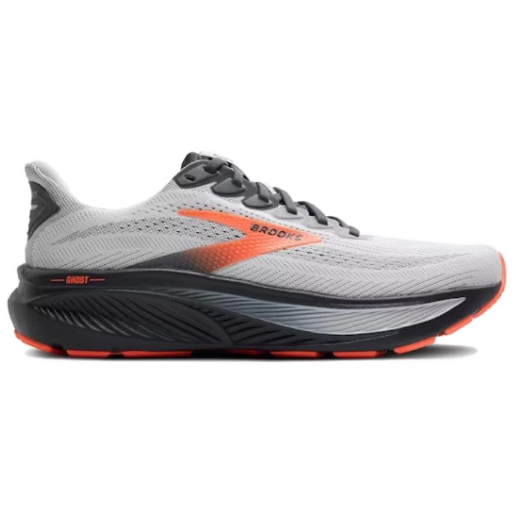 Brooks Ghost 17 Oyster Mushroom Orange Ebony