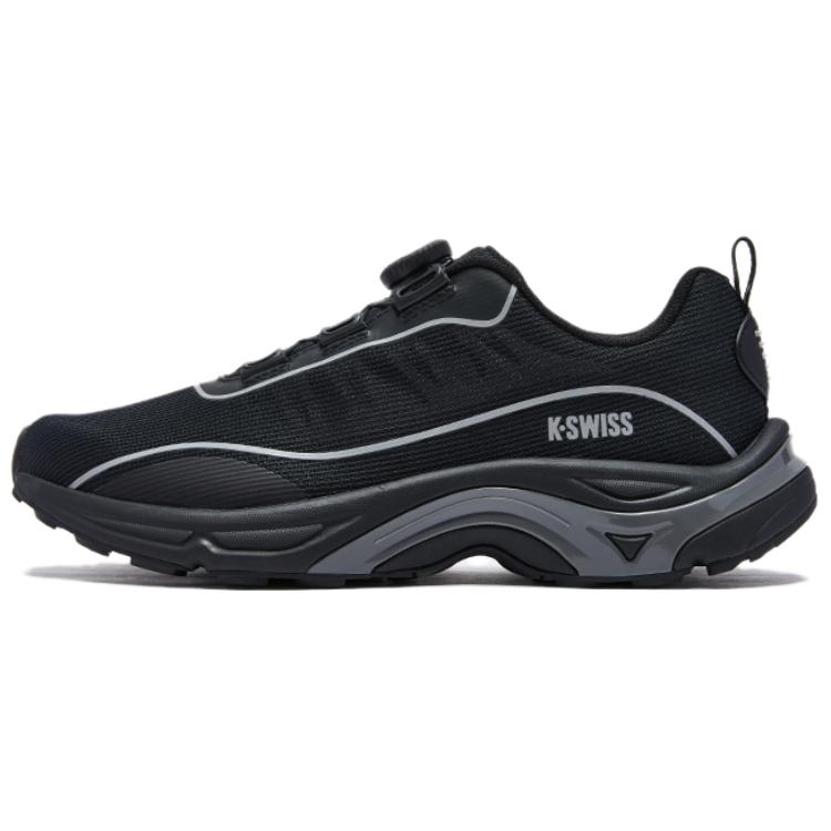 K·SWISS Textile, TPU Low top Running Shoes Unisex Pure Black