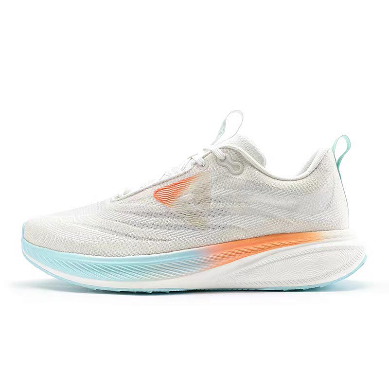 PEAK Cushioning Abrasion Resistant Low top Running Shoes Men’s White Orange