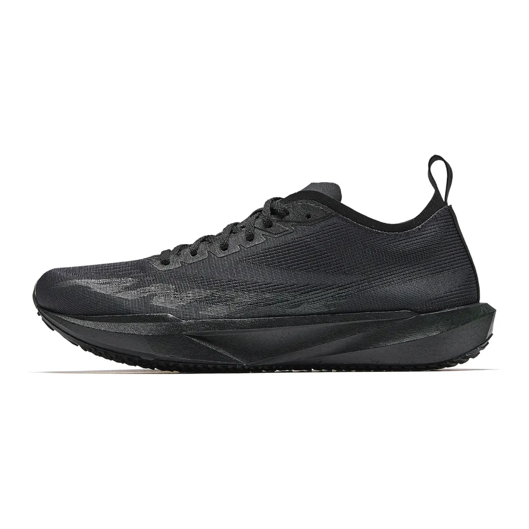 Anta Low top Nitrogen Technology KPU Outsole Casual Training Racing Running Shoes Men's Basic Black