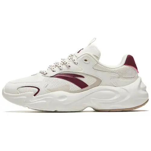 Anta Business Style Low top Casual Shoes Women's White Red