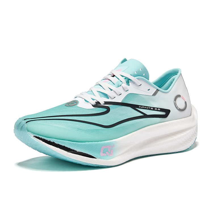 Erke Cyan Realm 2.0 Comfortable And Trendy Cushioning Rebound Low top Carbon Plate Marathon Running Shoes Men’s